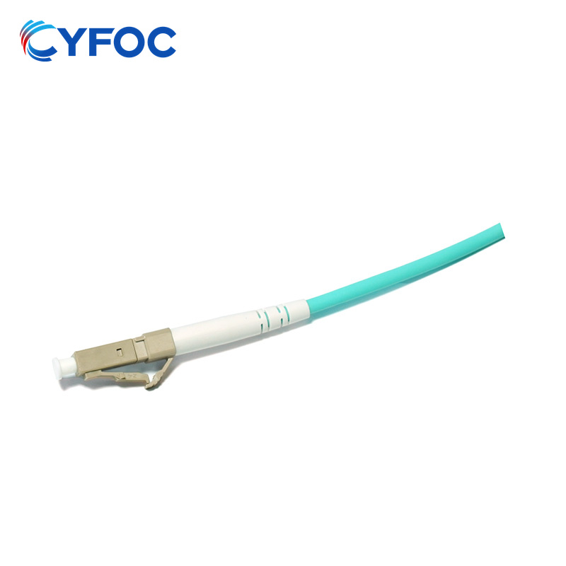 OM3 LC-FC UPC单工LSZH 3.0mm光纤跳线, 1m